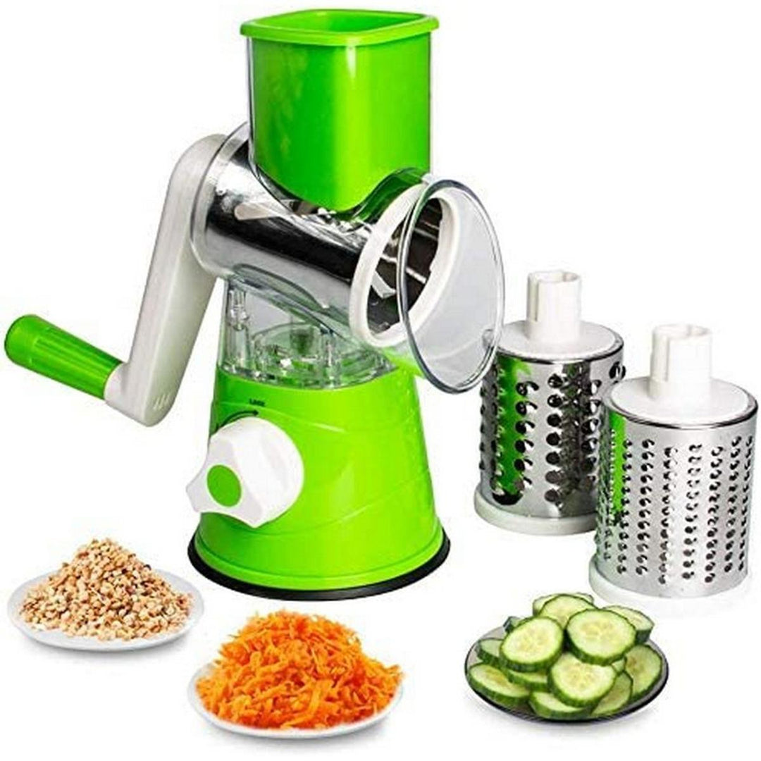 3 in 1 Vegetable Cutter Machine for Potato Onion Carrot - Drum Cutter (random color) ZE Enterprises