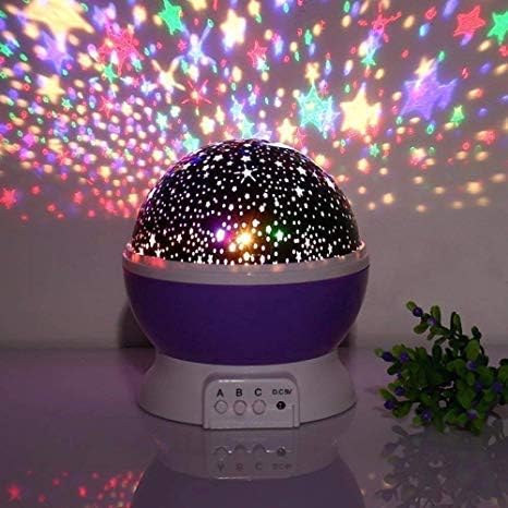 Star Master Dream Rotating Color Changing Projection Lamp Star Light Projector - Big Size (Random Color) ZE Enterprises