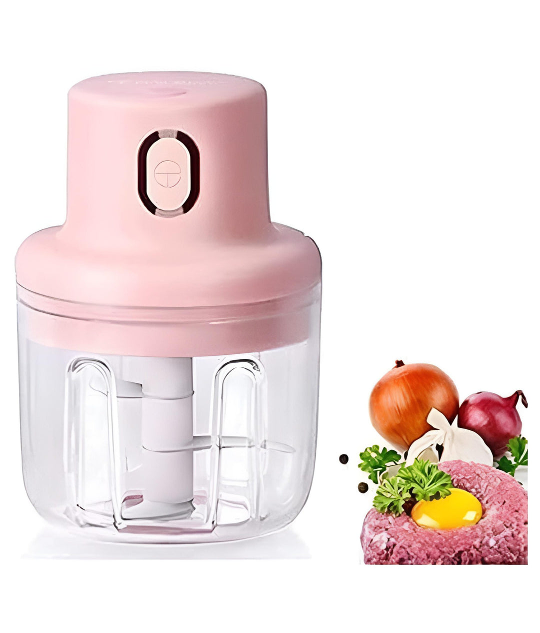 (100ml)  Single Bowl Electric Mini Grinder Food Chopper (Random Color) ZE Enterprises