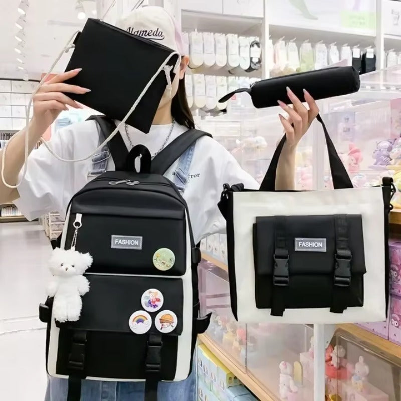 4-Piece School Bag Set: Stylish &amp; Practical new arrival 2024 ZE Enterprises