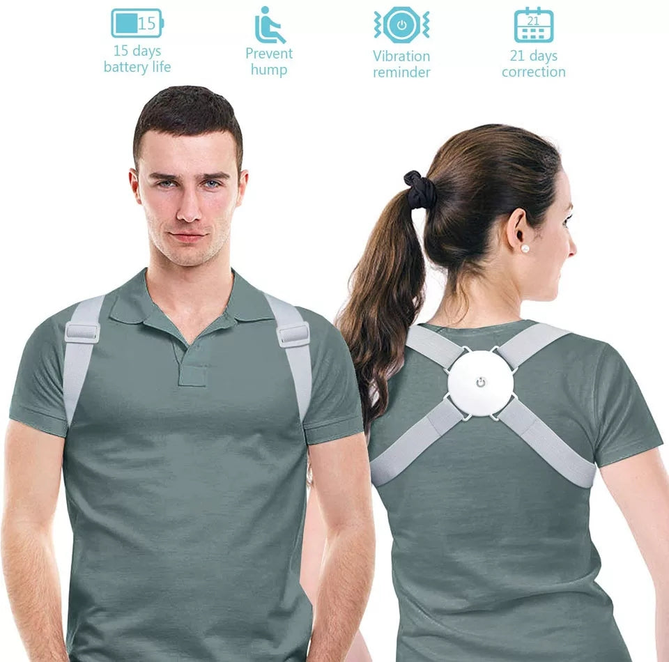 Adjustable Spine Back Support Posture Sensor Belt chargeable ZE Enterprises