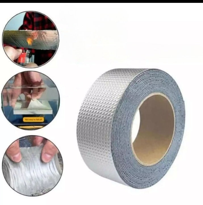 Silver Waterproof Tape Adhesive Duct Tape For Repair Roof (Size: 1 Meter) ZE Enterprises