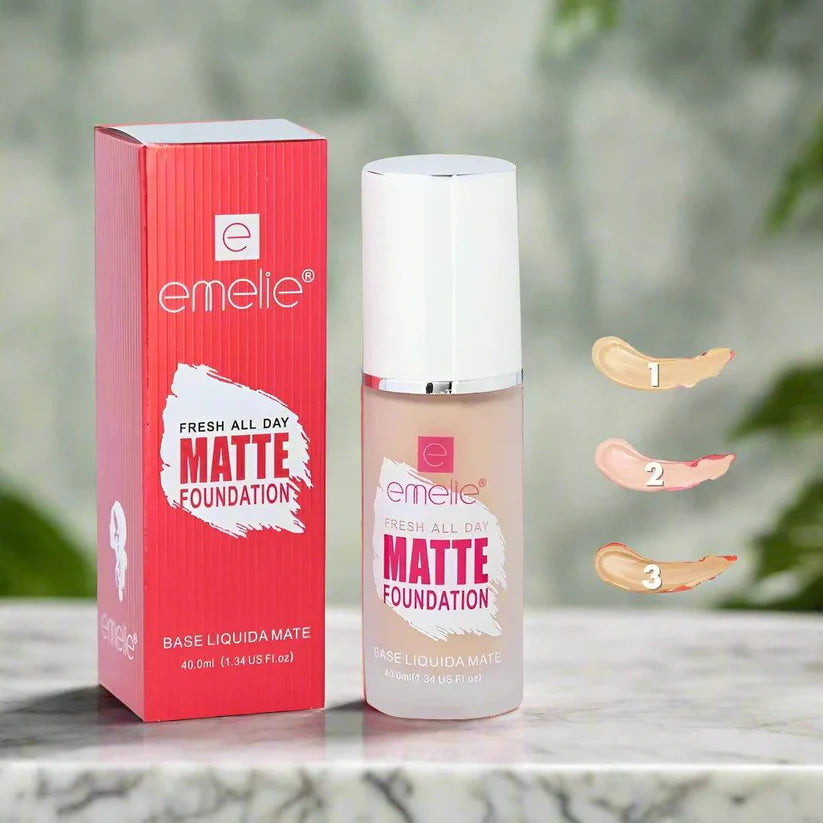 Emelie Liquid Matte Foundation 40ml ZE Enterprises