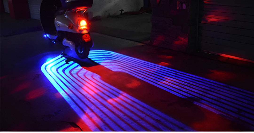 2PCS Motorcycle &amp; Car Welcome Light Door Courtesy Lights With Projector   Led Carpet Underglow For Car Motorcycle Light and car ZE Enterprises