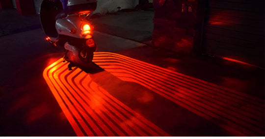 2PCS Motorcycle &amp; Car Welcome Light Door Courtesy Lights With Projector   Led Carpet Underglow For Car Motorcycle Light and car ZE Enterprises