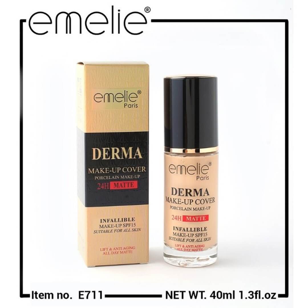 Emelie Derma Make up Cover Foundation 02 ZE Enterprises