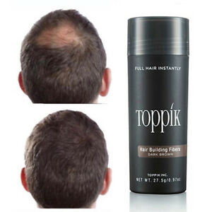 Toppik Hair Fiber 27.5g - BLACK and DARK BROWN ZE Enterprises