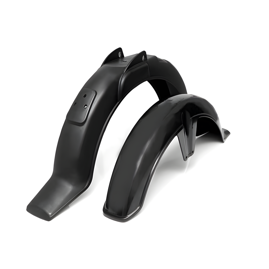 2 Pc Motorcycle Plastic Fender Mudguards Cover Set Best Quality – 70cc Bike – Front &amp; Back ZE Enterprises