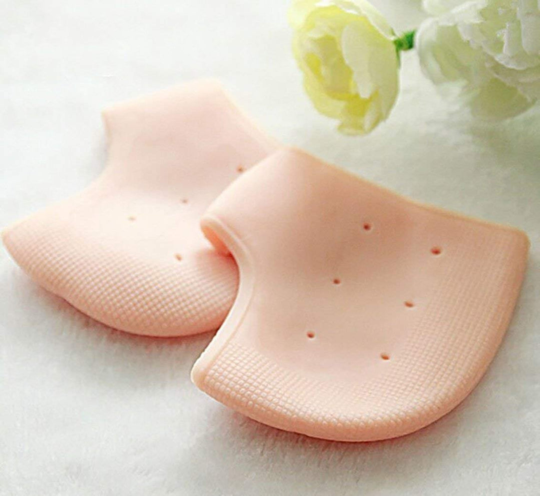 Silicone Anti-Crack Half Heel Socks Set ZE Enterprises