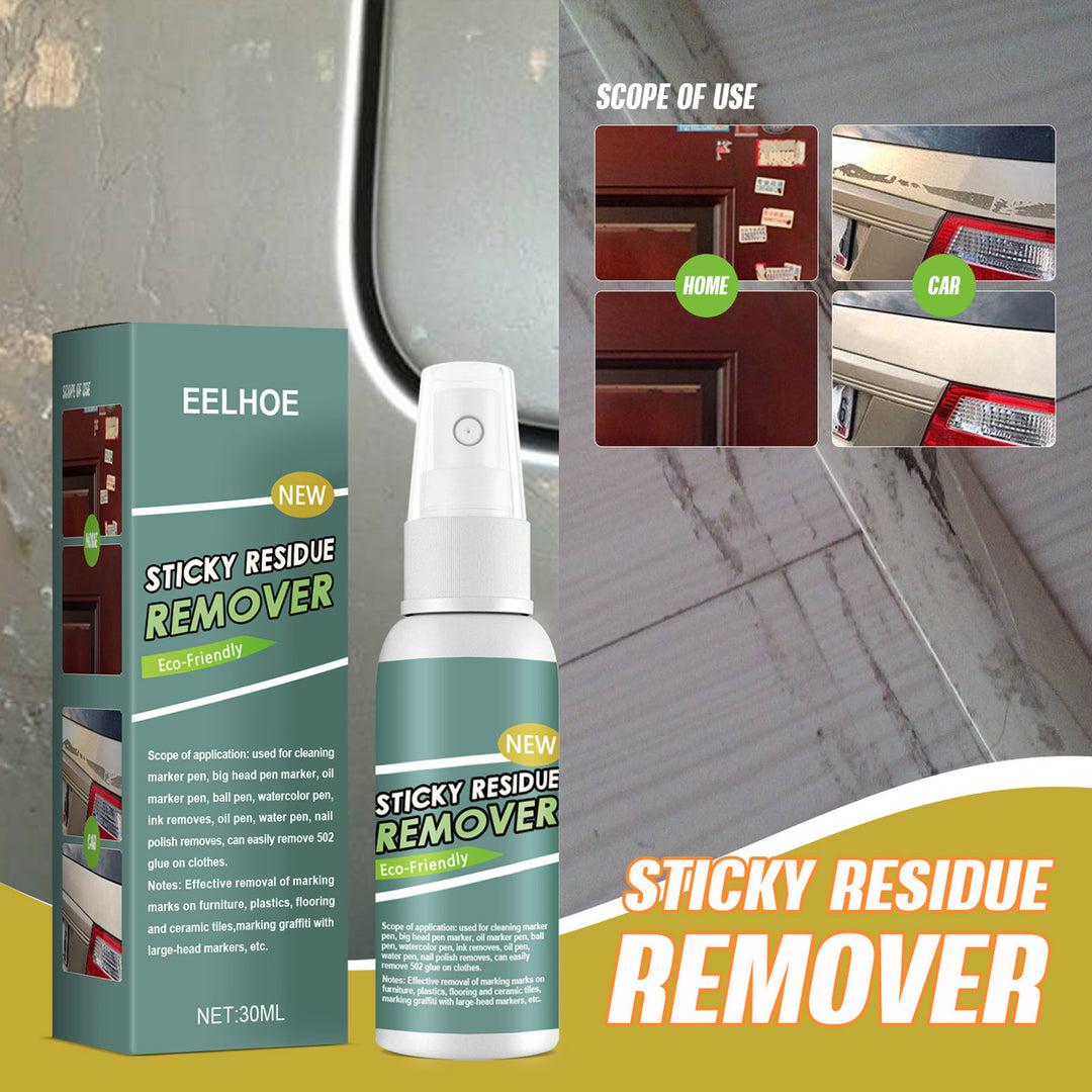 Sticky Stuff Remover Gel Spray, Portable Surface Safe Adhesive Remover, Ideal for Sticky Stains such as Bubblegum, Adhesive, Tape, Label Residue (30ML) ZE Enterprises