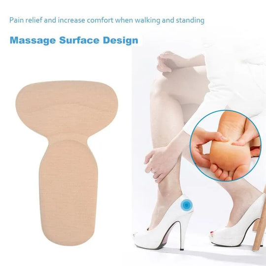 T shape high heel grip for foot support | Heel Cushion Pads T Shape Heel Sticker Tape Arch Support Insoles High Heeled Shoes Patches Foot Care Protector ZE Enterprises