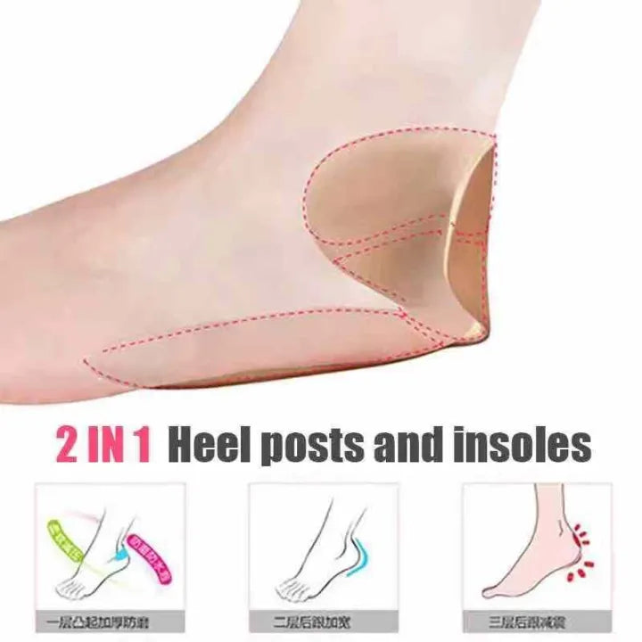 T shape high heel grip for foot support | Heel Cushion Pads T Shape Heel Sticker Tape Arch Support Insoles High Heeled Shoes Patches Foot Care Protector ZE Enterprises