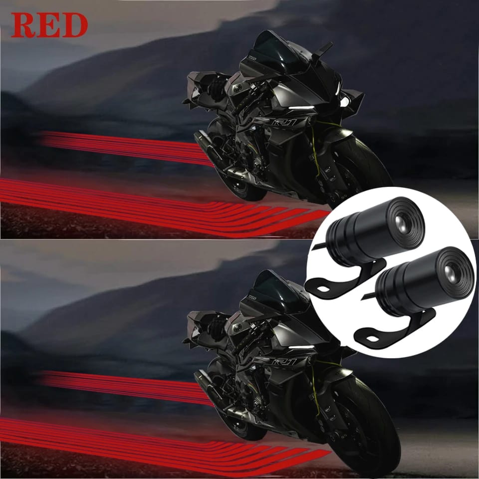 2PCS Motorcycle &amp; Car Welcome Light Door Courtesy Lights With Projector   Led Carpet Underglow For Car Motorcycle Light and car ZE Enterprises