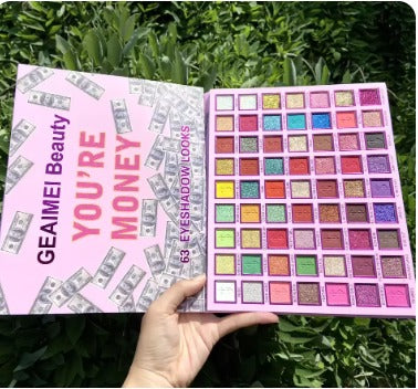 63 colors Eye shadow palette High quality Long Lasting High pigmentation Water proof make up kit ZE Enterprises