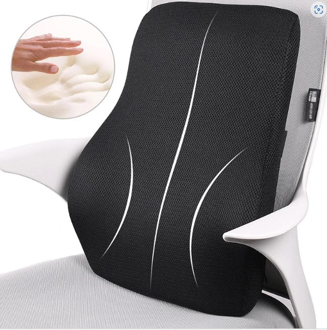 Universal Lumbar Support Cushion For Car | Back Posture Support ZE Enterprises