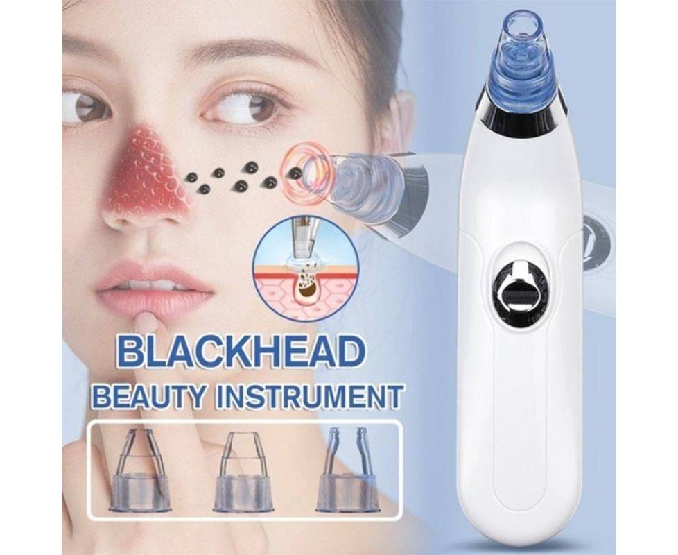 Blackhead Removal Machine-Derma Suction 4 In 1 Black Head Remover Machine-Acne Pimple Pore Cleaner Vacuum Suction Tool ZE Enterprises