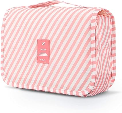 Travel Makeup Cosmetic Organizer Bag(Only Pink) ZE Enterprises