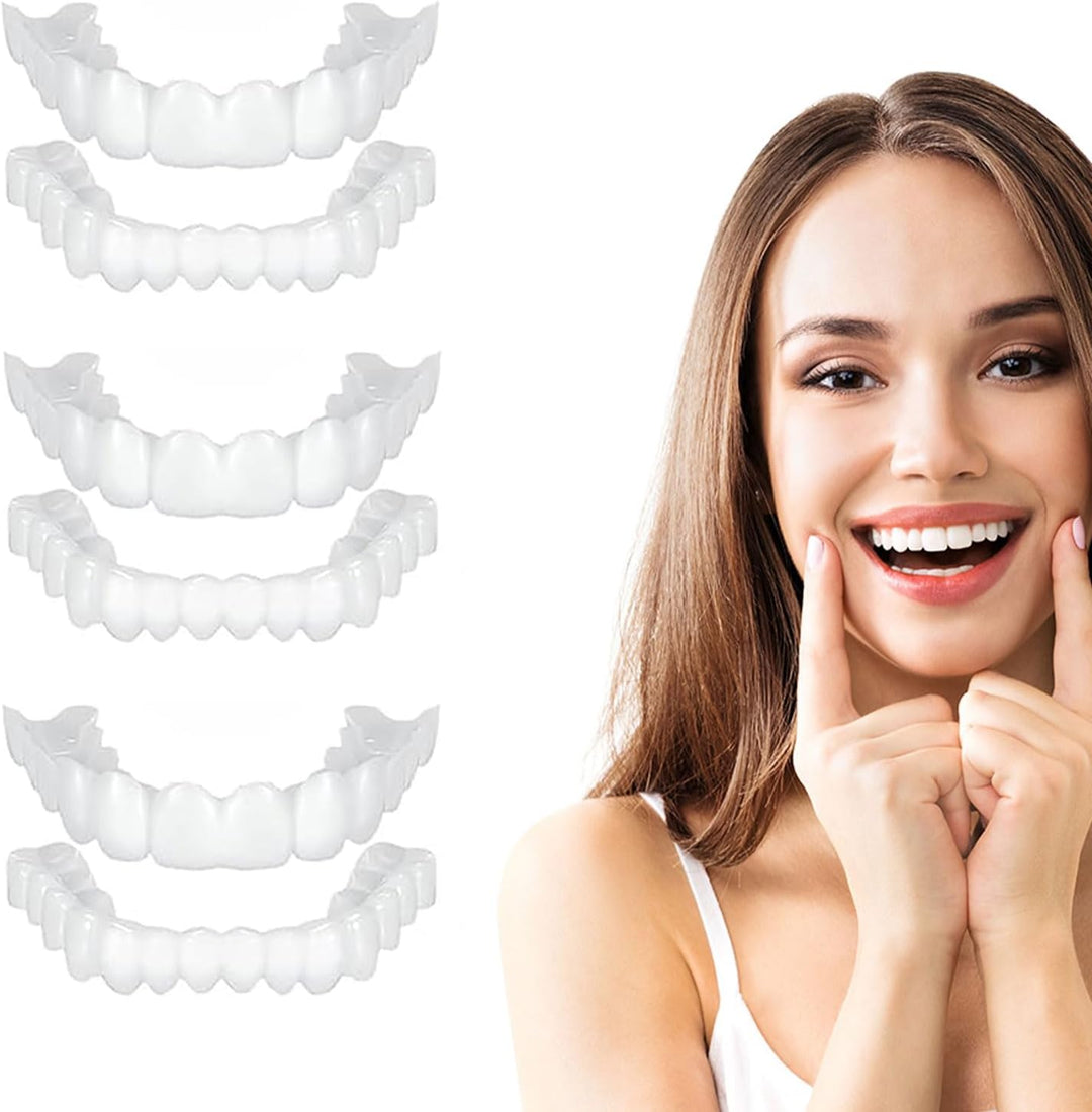 Snap-On smile for Beautiful Smiles Temporary Comfort Fit Whitening Instant Transformation for Men &amp; Women ZE Enterprises