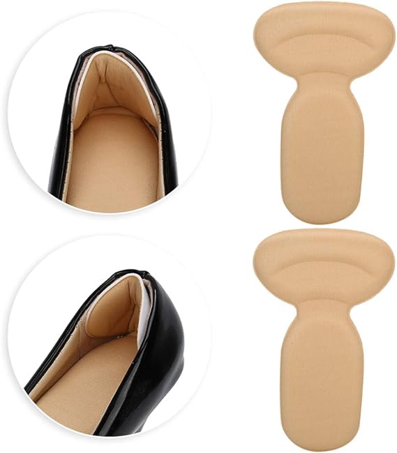 T shape high heel grip for foot support | Heel Cushion Pads T Shape Heel Sticker Tape Arch Support Insoles High Heeled Shoes Patches Foot Care Protector ZE Enterprises