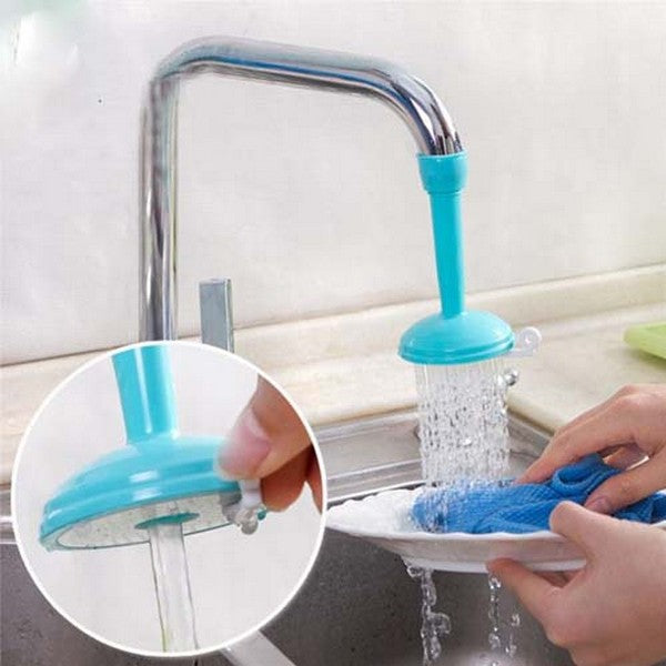 Silicone Kitchen Shower Splash Faucet Water-saving Filter Shower Water Rotating Spray Regulator(Random color) ZE Enterprises