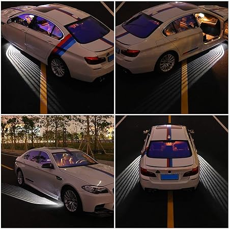 2PCS Motorcycle &amp; Car Welcome Light Door Courtesy Lights With Projector   Led Carpet Underglow For Car Motorcycle Light and car ZE Enterprises