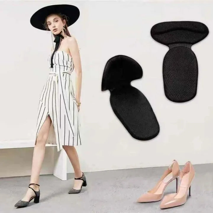 T shape high heel grip for foot support | Heel Cushion Pads T Shape Heel Sticker Tape Arch Support Insoles High Heeled Shoes Patches Foot Care Protector ZE Enterprises