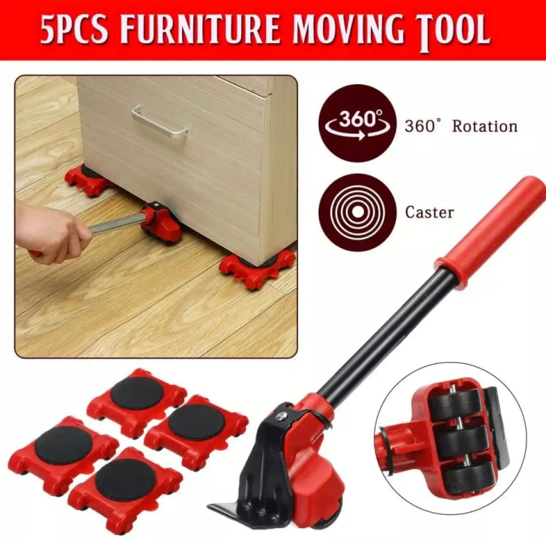 (5 in 1) Heavy furniture move tool transport lifter shifter moving tool ZE Enterprises