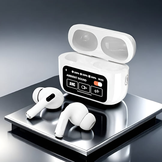 A9 Pro Airpods Pro | Screen Airpods A9 Pro LCD Earbuds ZE Enterprises