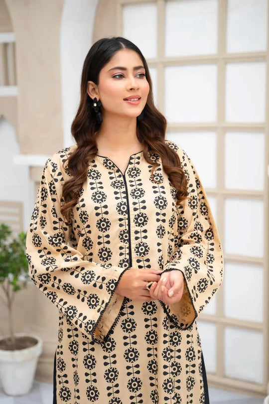 2pcs printed Stitched Suit Stone Winter linen Suit WINTER COLLECTION ZE Enterprises