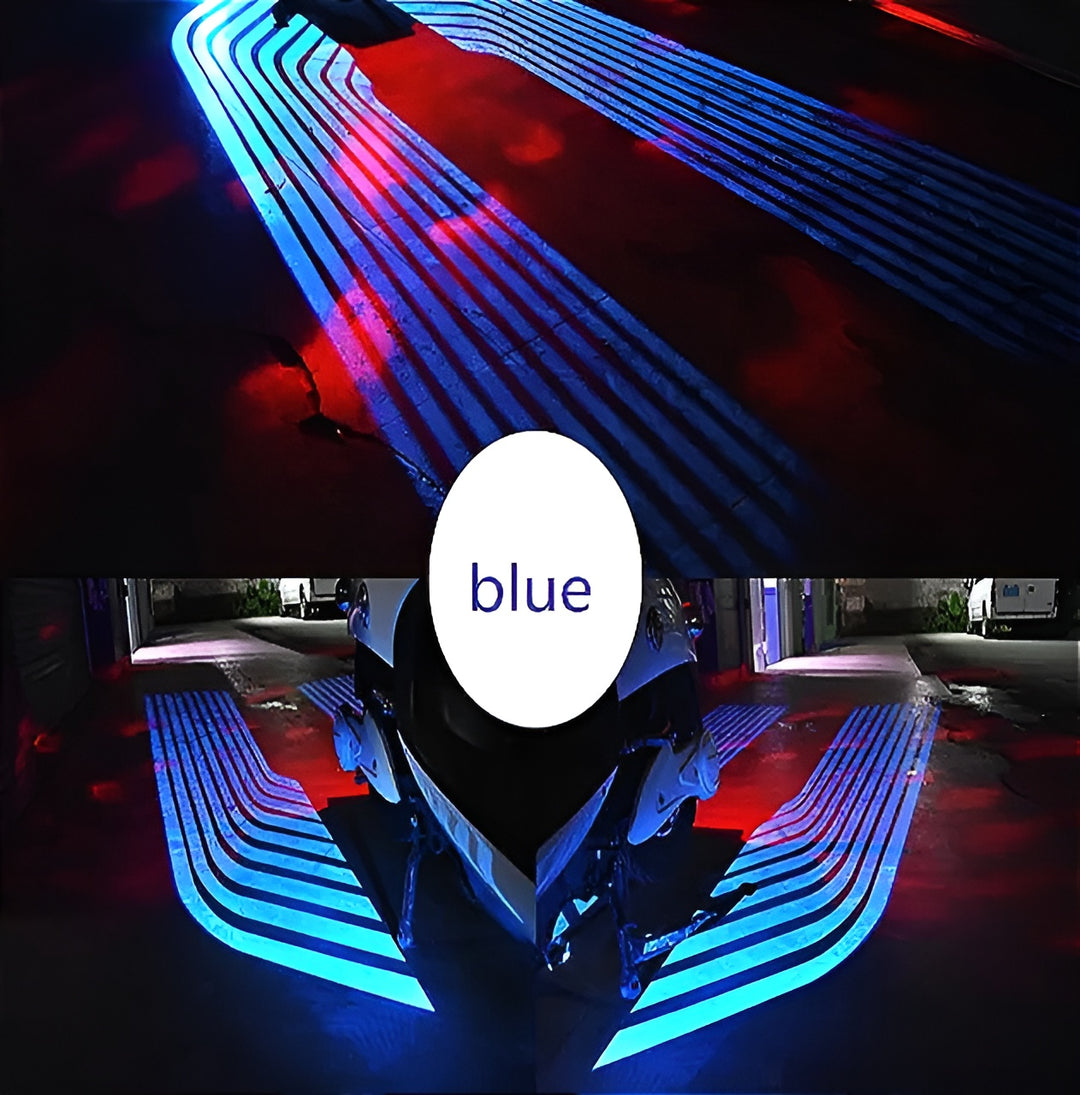 2PCS Motorcycle &amp; Car Welcome Light Door Courtesy Lights With Projector   Led Carpet Underglow For Car Motorcycle Light and car ZE Enterprises