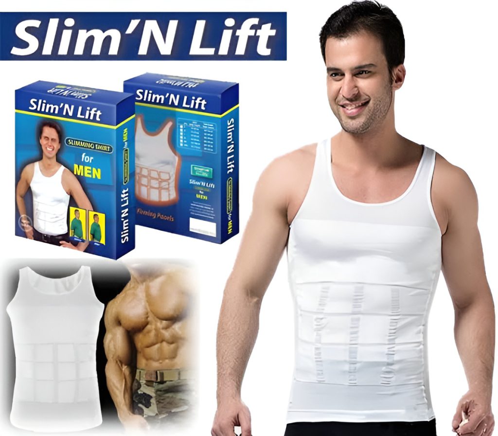 Slim N Fit Body Shaper Vest Shirt – Tank Top Sleeveless Shape Wear For Men ZE Enterprises