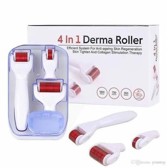 4 In 1 Meso Derma Roller Hair &amp; Skin Rejuvenation System ZE Enterprises