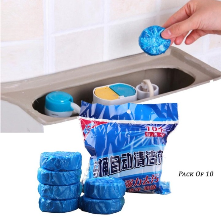 Toilet Cleaner Flush Tablets 10Pcs Best Quality ZE Enterprises