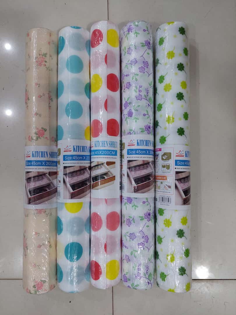 1 Roll - Kitchen Polka Foamic Sheet (45*200cm)  (random color) ZE Enterprises