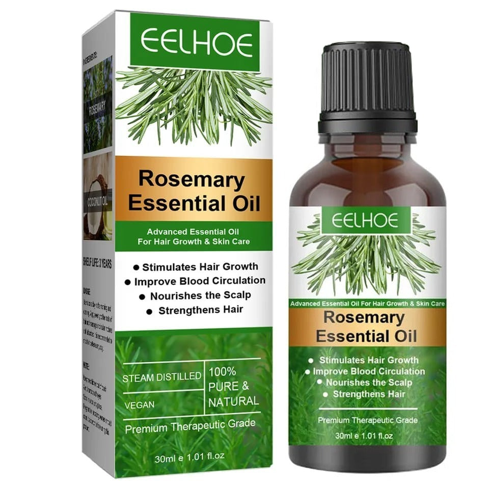 30ml Rosemary Hair Care Essential Oil Anti Hair Loss Growth Essential Oil Hair Care Nourishing Scalp Essential Oil ZE Enterprises