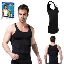 Slim n Fit Body Shaper Vest Shirt - Tank Top Sleeveless Shapewear For Men ZE Enterprises