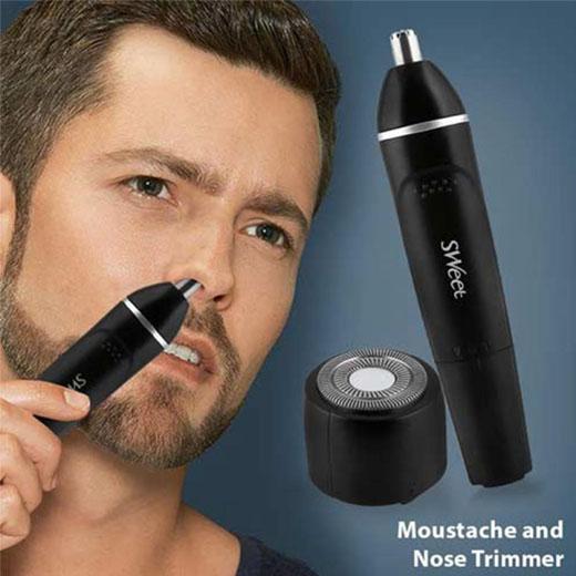 Sweet 2 in 1 Mustache and Nose Trimmer (Cell Operated) ZE Enterprises