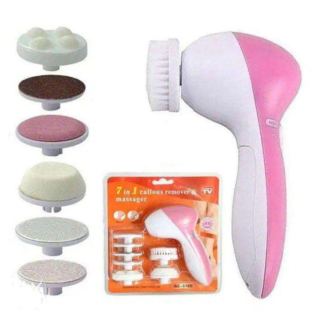 7 in 1 Facial Electric Cleanser and Massager, Face Massager Machine, Skin Electric Cleanser, Scrub Beauty Device Scrubber, Beauty Care Brush for Removing Blackhead Exfoliating and Massaging, Beauty Tool Device ZE Enterprises