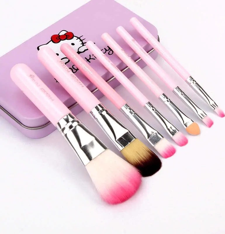 (Pack of 7) Hello Kitty Makeup Brush Set ZE Enterprises