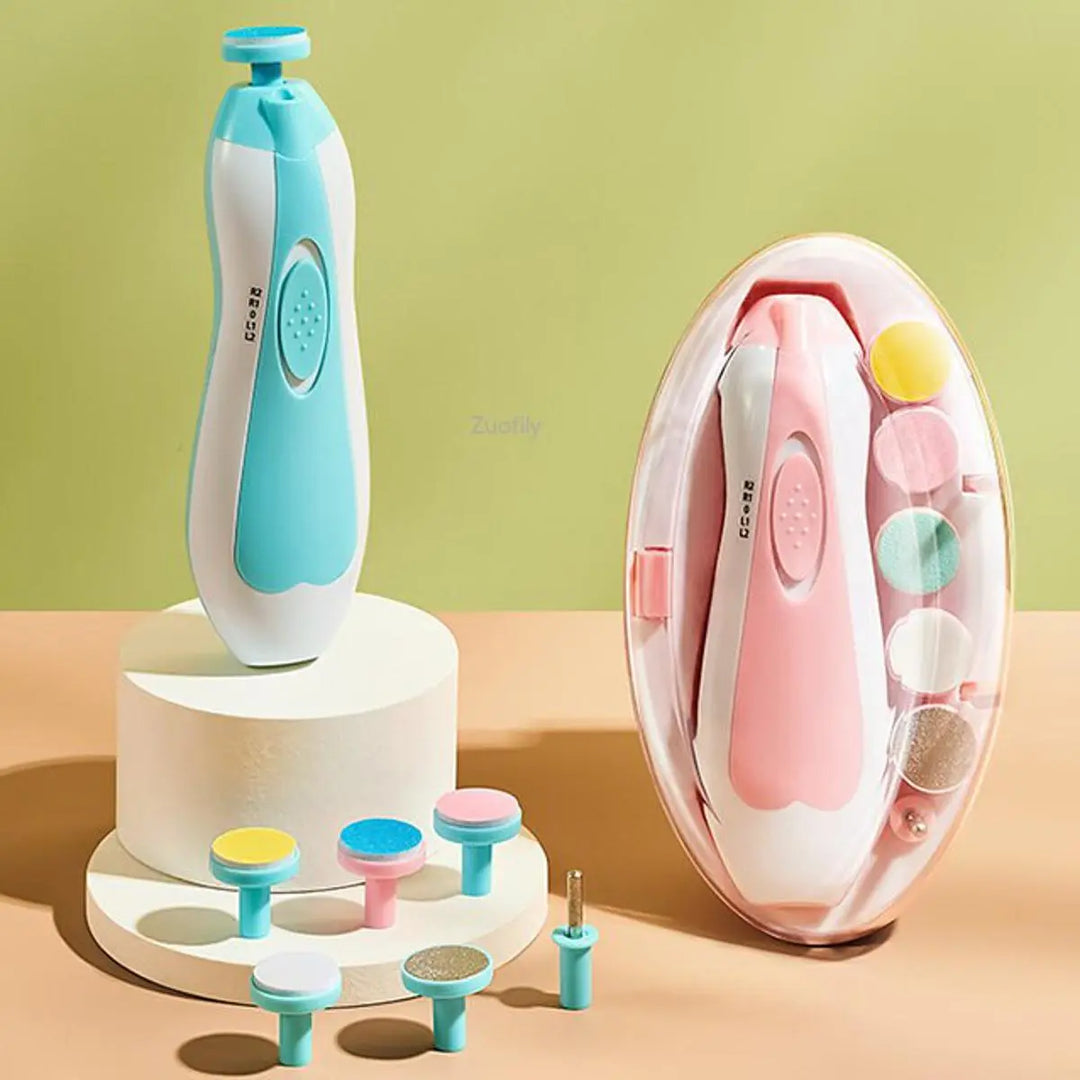 (NW000148) Electric Nail Clipper - Baby Nail Trimmer Clipper Set (random color) ZE Enterprises