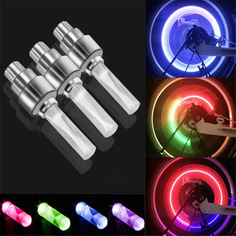 wheel light multicolor for car/bike/bicycle with bettery cells ZE Enterprises