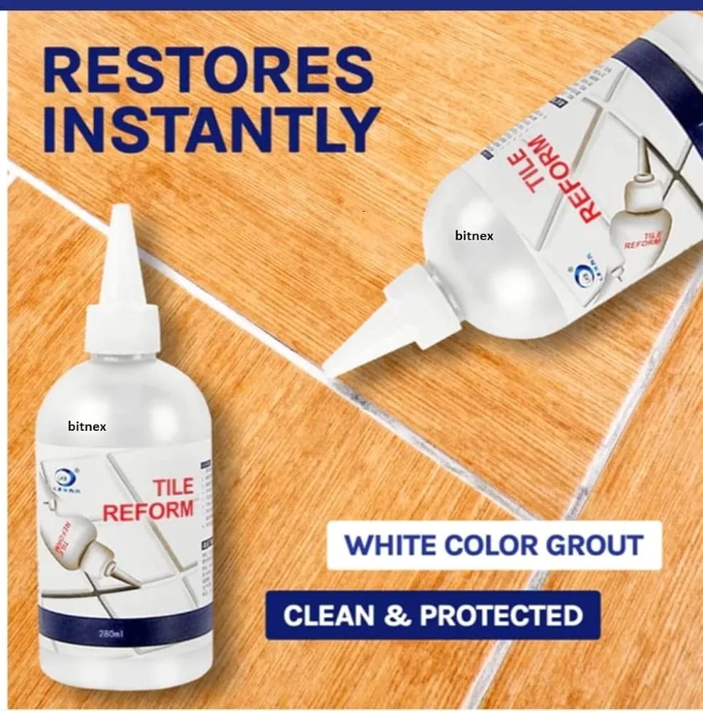 Tile Reform Glue Tiles Gap Filler Agent | Waterproof Grout Sealant Adhesive 240 ML ZE Enterprises