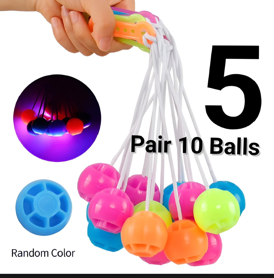 5 packet tak tak clacker ball | china ball | pack of 5 pair ( 10 balls ) for kids and adults (Random Color) ZE Enterprises