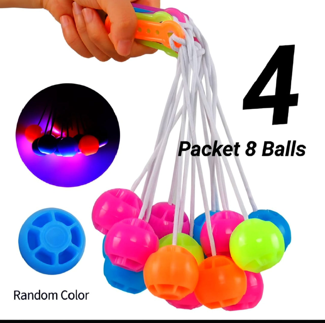 4 packet tak tak clacker ball | china ball | pack of 4 pair ( 8 balls ) for kids and adults (Random Color) ZE Enterprises