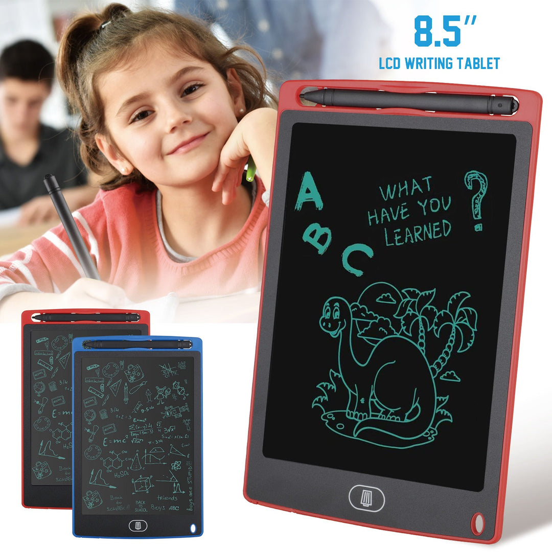 8.5 inch LCD writing tablet for kids - digital drawing pad - erasable writing board - writing pad (random color) ZE Enterprises