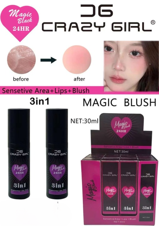 3 in 1 Magic Pink 24H Blusher ZE Enterprises