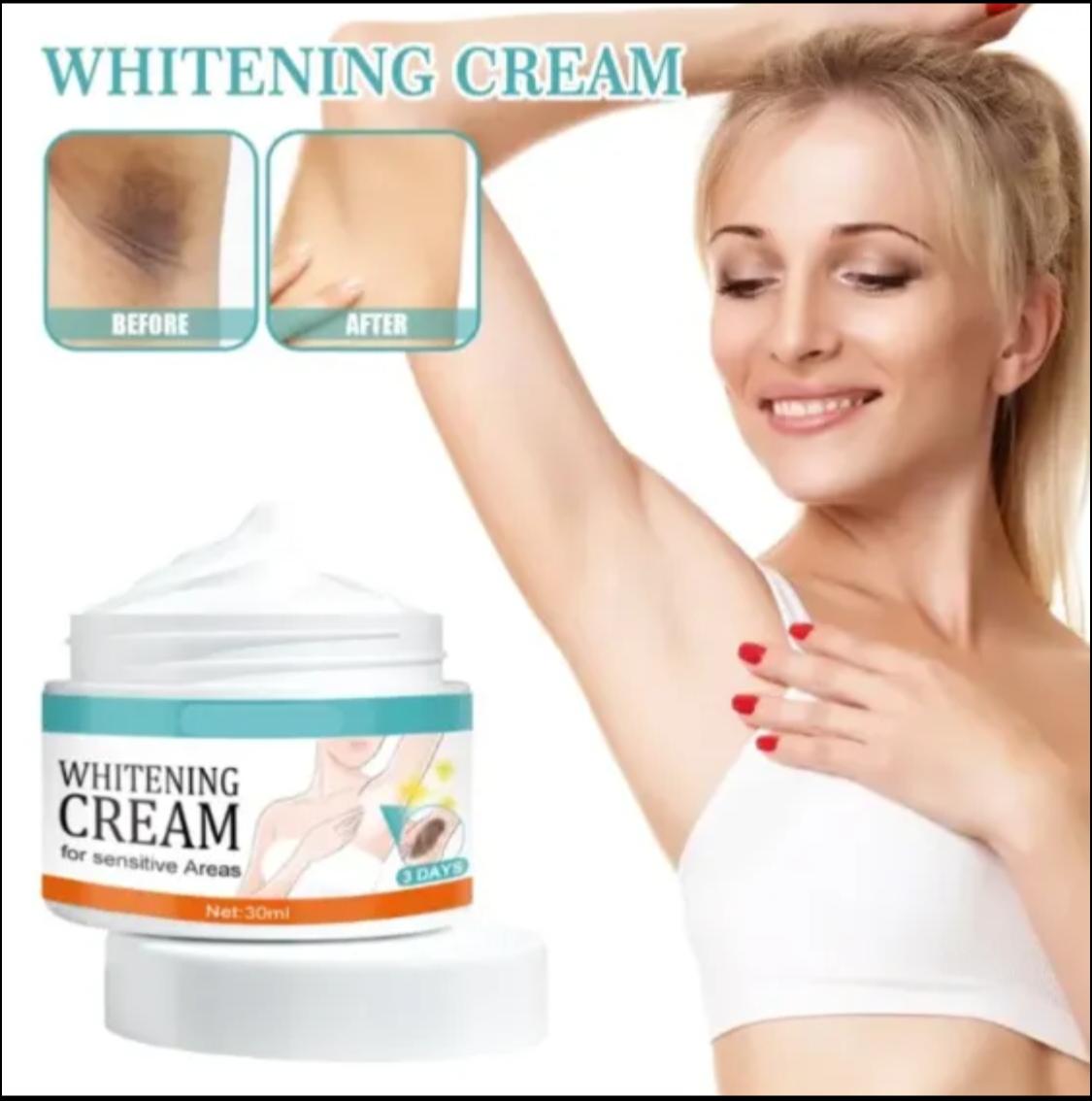 White whitening cream for sensitive areas underarm and private ZE Enterprises