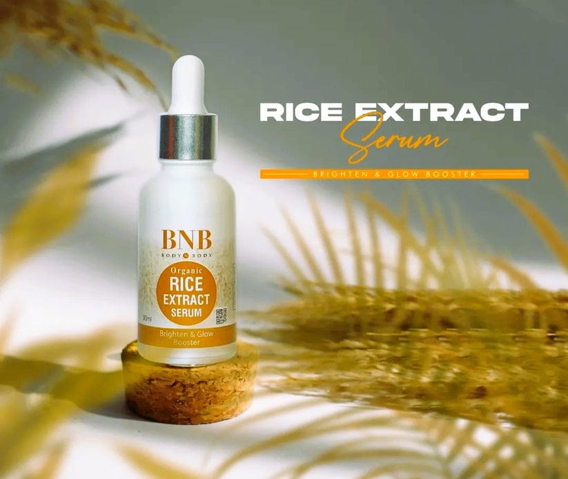 BNB Rice Organic Extract &amp; Brighten Glow Serum ZE Enterprises