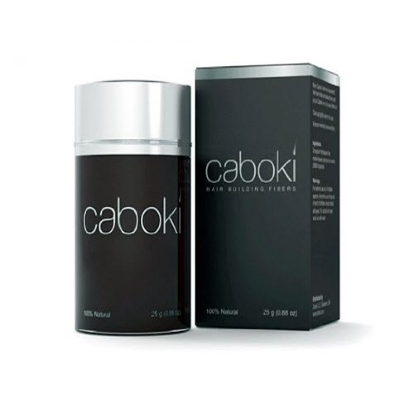 Caboki Hair Building Fibers  25g | Black | Dark Brown Hair building fibers  adds volume to thin hair ZE Enterprises