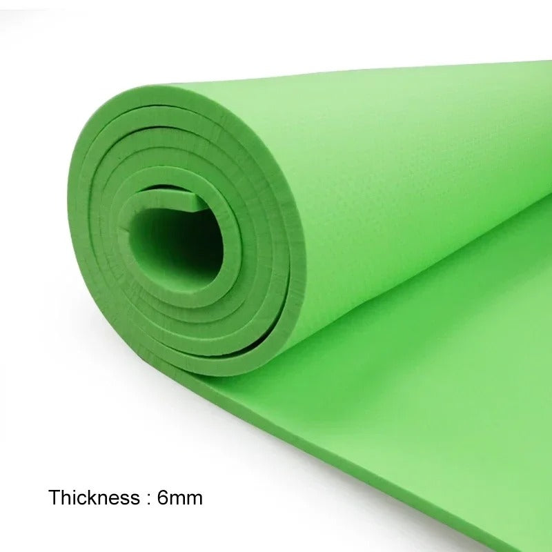 Yoga Matt Non-Slip Exercise Gym Flooring Mat Premium Quality For Men and Women Multi Purpose Uses (random color) ZE Enterprises